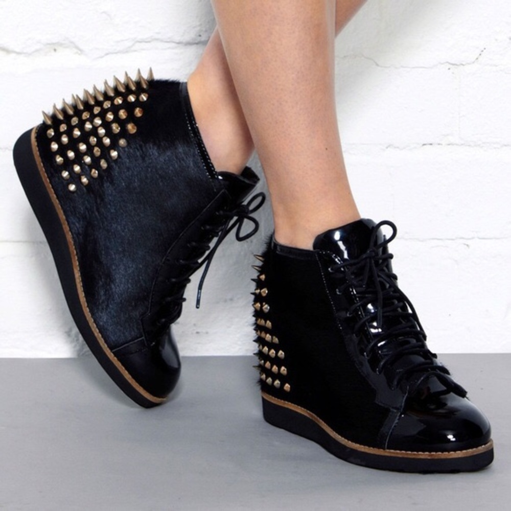 Jeffrey Campbell Edea Sneakers w|. Pony hair